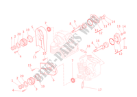 CULASSE: SYSTÈME DE DISTRIBUTION pour Ducati Hypermotard 796 2011