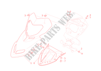 TETE DE FOURCHE pour Ducati Hypermotard 796 2011