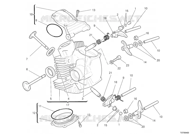 CULASSE HORIZONTALE Ducati Moto Hypermotard 2011 Hypermotard 796  Hypermotard 796