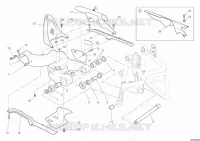 BRAS OSCILLANT pour Ducati Hypermotard 1100 EVO SP 2011