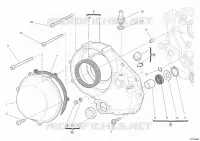CARTER EMBRAYAGE pour Ducati Hypermotard 1100 EVO SP 2011