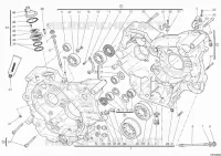 CARTER MOTEUR pour Ducati Hypermotard 1100 EVO SP 2011