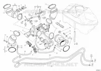 CORPS DE PAPILLON pour Ducati Hypermotard 1100 EVO SP 2011