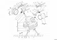 CULASSE VERTICALE pour Ducati Hypermotard 1100 EVO SP 2011