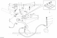 MAITRE CYLINDRE D'EMBRAYAGE pour Ducati Hypermotard 1100 EVO SP 2011