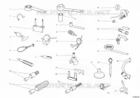 OUTILS SPECIAUX POUR MAINTENANCE (MOTEUR) pour Ducati Hypermotard 1100 EVO SP 2011