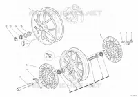 ROUES pour Ducati Hypermotard 1100 EVO SP 2011