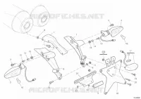 SUPPORT DE PLAQUE D'IMMATRICULATION pour Ducati Hypermotard 1100 EVO SP 2011