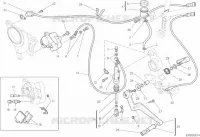 SYSTÈME DE FREIN ARRIERE pour Ducati Hypermotard 1100 EVO SP 2011
