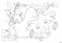 SYSTÈME DE FREIN AVANT pour Ducati Hypermotard 1100 EVO SP 2011
