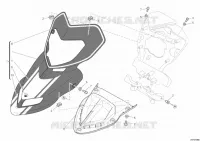 TETE DE FOURCHE pour Ducati Hypermotard 1100 EVO SP 2011