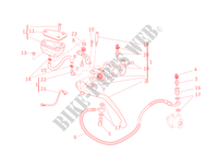 MAITRE CYLINDRE D'EMBRAYAGE pour Ducati Streetfighter 1098S 2012