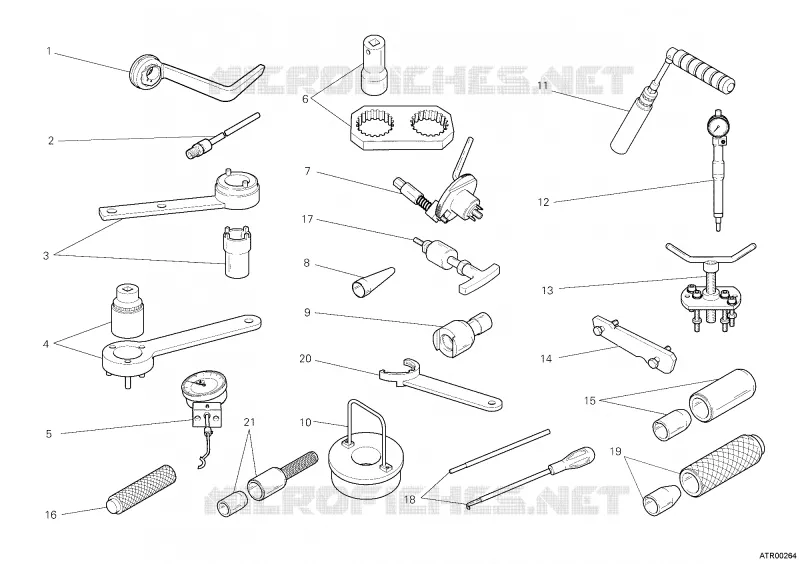 OUTILS SPECIAUX POUR MAINTENANCE (MOTEUR) 2 Ducati Moto Streetfighter 2012 Streetfighter 1098S  Streetfighter 1098S
