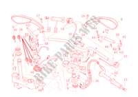 GUIDON ET COMMODOS pour Ducati Streetfighter S 2010