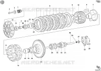 EMBRAYAGE  Supersport ducati-moto 2003 Supersport 1000 SS 24