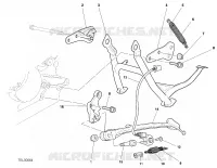BEQUILLE LATERALE pour Ducati ST3 S ABS 2007