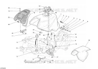 RESERVOIR D'ESSENCE pour Ducati ST3 S ABS 2007