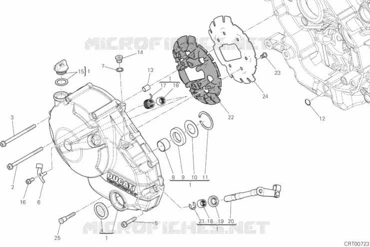 CARTER EMBRAYAGE Ducati Moto Hypermotard 2016 Hyperstrada 939  Hyperstrada 939