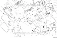 SYSTEME D'ECHAPPEMENT  Monster ducati-moto 2017 Monster 797 + 3