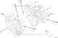 DEMI CARTERS MOTEUR pour Ducati Multistrada 1200 S Touring 2017
