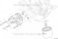 POMPE A HUILE   FILTRE pour Ducati Multistrada 1200 S Touring 2017