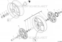 ROUES pour Ducati Multistrada 1200 S Touring 2017