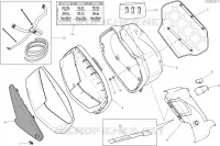 SACOCHE DROITE pour Ducati Multistrada 1200 S Touring 2017