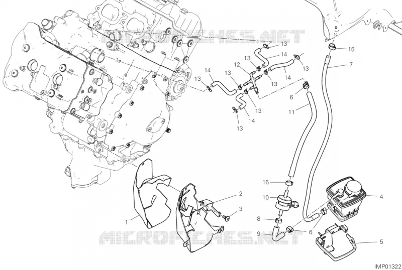 EVAPORATIVE EMISSION SYSTEM (EVAP) Ducati Moto Streetfighter 2020 Streetfighter V4  Streetfighter V4