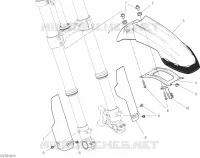 GARDE BOUE AVANT  Scrambler ducati-moto 2019 Scrambler 800 Desert Sled 1213