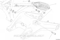 AMORTISSEUR ARRIERE pour Ducati Scrambler 800 Cafe Racer 2019