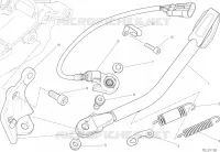 BEQUILLE pour Ducati Scrambler 800 Cafe Racer 2019