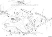 BRAS OSCILLANT pour Ducati Scrambler 800 Cafe Racer 2019