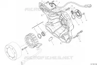 COUVERCLE / GENERATEUR pour Ducati Scrambler 800 Cafe Racer 2019