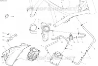 EVAPORATIVE EMISSION SYSTEM (EVAP) pour Ducati Scrambler 800 Cafe Racer 2019