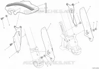 GARDE BOUE AVANT pour Ducati Scrambler 800 Cafe Racer 2019