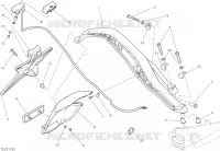 SUPPORT DE PLAQUE D'IMMATRICULATION pour Ducati Scrambler 800 Cafe Racer 2019