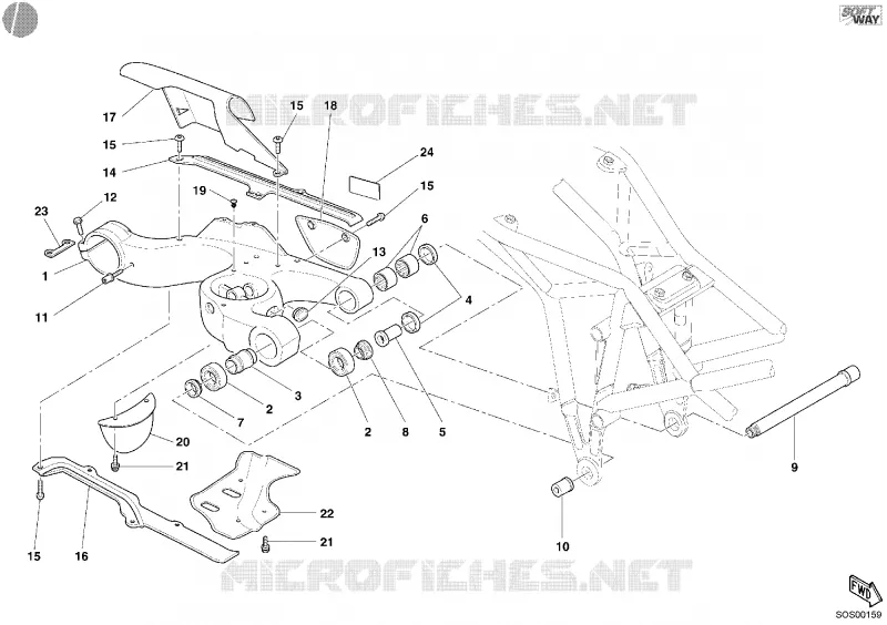 Pompe à Essence Neuve Pour Ducati Multistrada 1000/1000DS (2003-2009) - Haute Performance