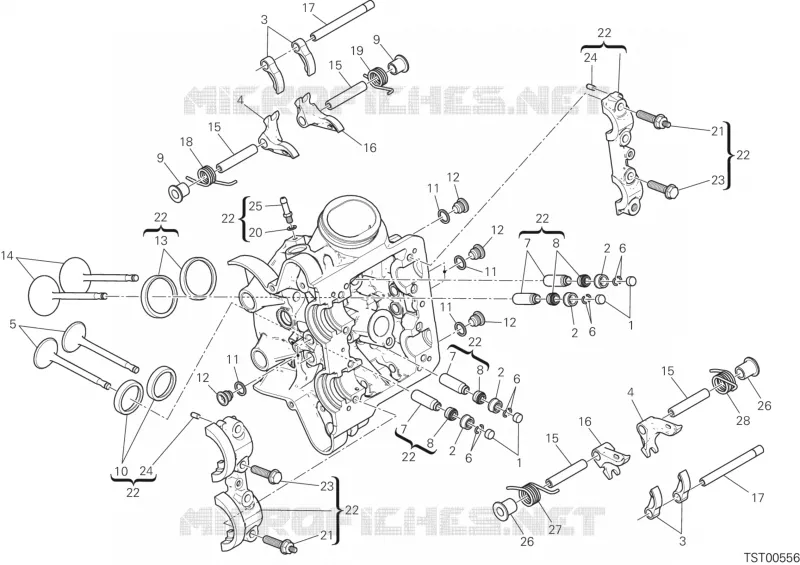 CULASSE HORIZONTALE Ducati Moto Multistrada 2017 Multistrada 1200 Enduro Touring  Multistrada 1200 Enduro Touring