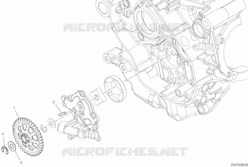 POMPE A HUILE - FILTRE Ducati Moto Multistrada 2020 Multistrada 950 S  Multistrada 950 S