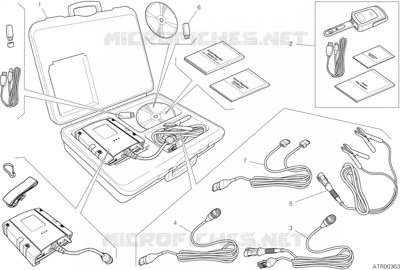 INSTRUMENT DE DIAGNOSTIC DDS Ducati Moto Multistrada 2019 Multistrada 1260 S Touring  Multistrada 1260 S Touring