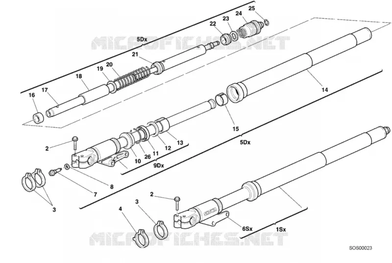 Béquille D’atelier Arrière Pour Ducati 748 1995-2004, Rouge, Par ConStands - Neuve En Emballage
