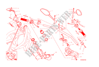 GUIDON ET COMMODOS pour Ducati Monster 1200 S 2014