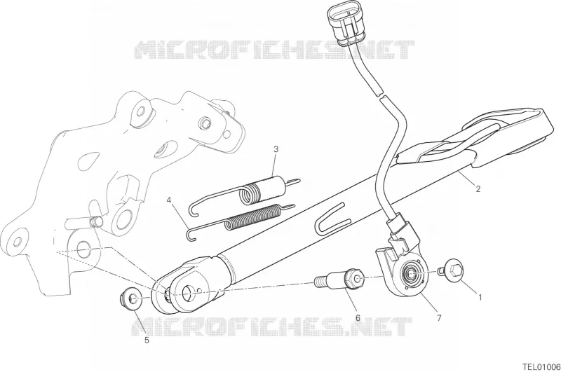 BEQUILLE LATERALE Ducati Moto Multistrada 2018 Multistrada 950  Multistrada 950