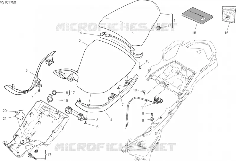 SELLE Ducati Moto Multistrada 2020 Multistrada 1260 S Grand Tour  Multistrada 1260 S Grand Tour