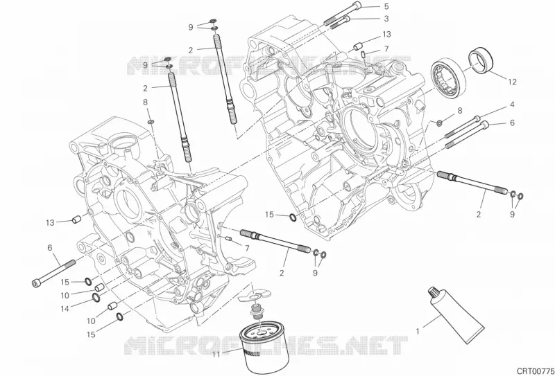DEMI-CARTERS MOTEUR Ducati Moto Multistrada 2020 Multistrada 1260 ABS  Multistrada 1260 ABS