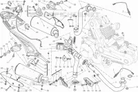SYSTEME D'ECHAPPEMENT  Monster ducati-moto 2013 Monster 796 2301