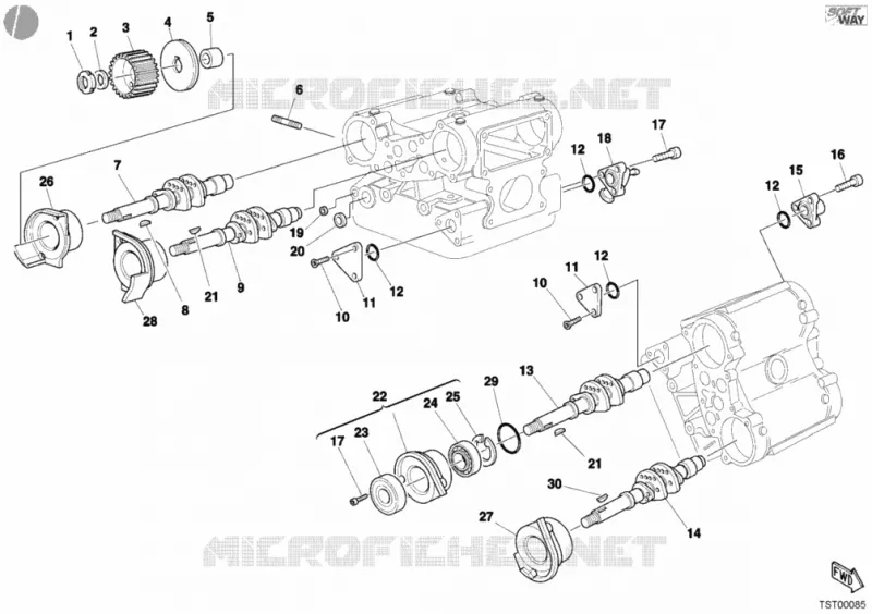 ARBRE À CAMES Ducati Moto Superbike 2001 748 E  748 E