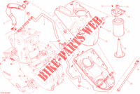 BOITE A AIR ET RENIFLARD D'HUILE pour Ducati Monster 1200 R 2019