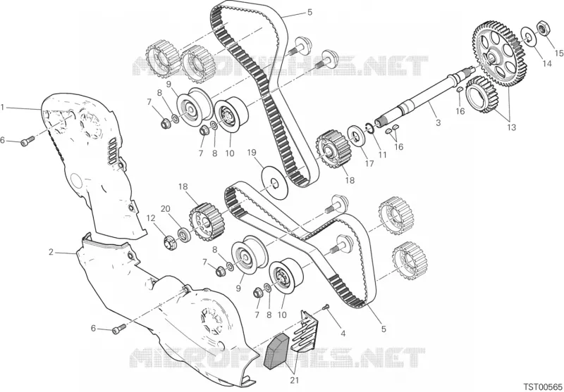 DISTRIBUTION Ducati Moto Monster 2019 Monster 1200 R  Monster 1200 R