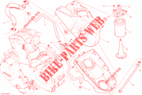 BOITE A AIR ET RENIFLARD D'HUILE pour Ducati Monster 1200 2020